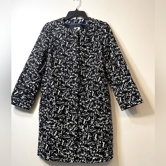 Women’s J Crew Black and White Jacket - Picture 1 of 10